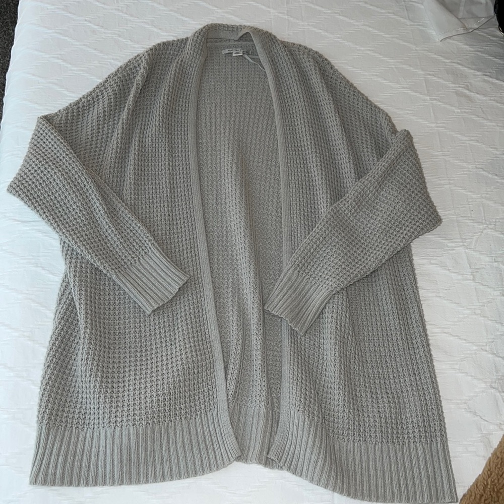 American Eagle Waffle Knit Cardigan